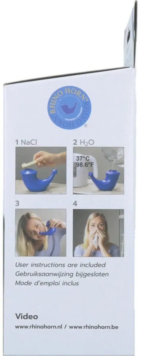 Rhino Horn Neusspoeler Blauw 1ml