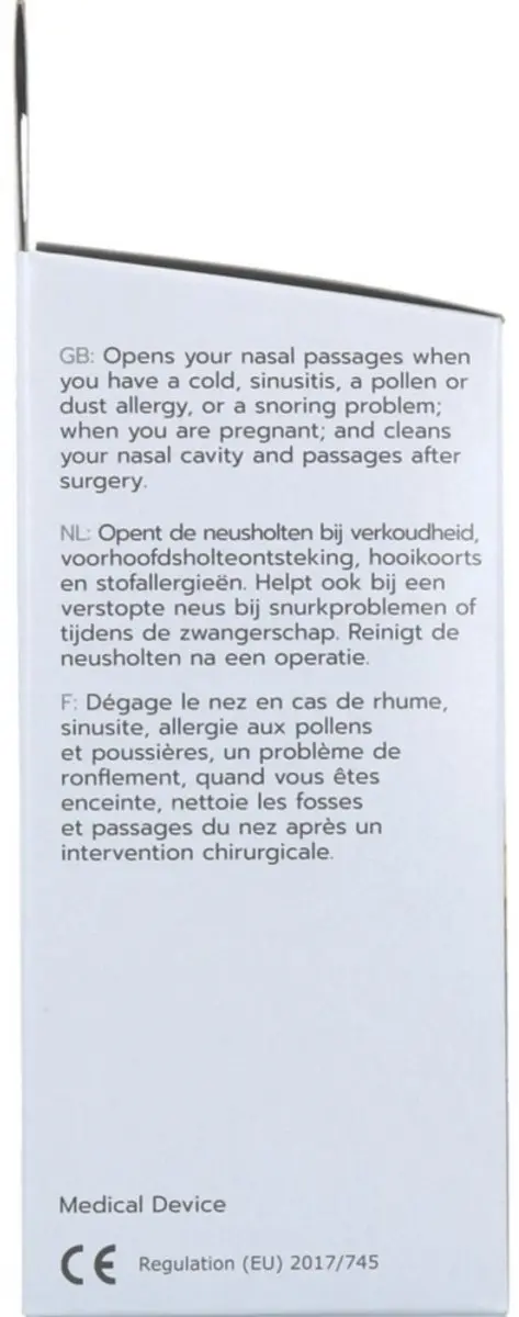 Rhino Horn Neusspoeler Blauw 1ml