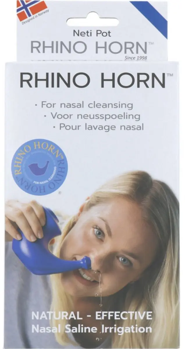 Rhino Horn Neusspoeler Blauw 1ml