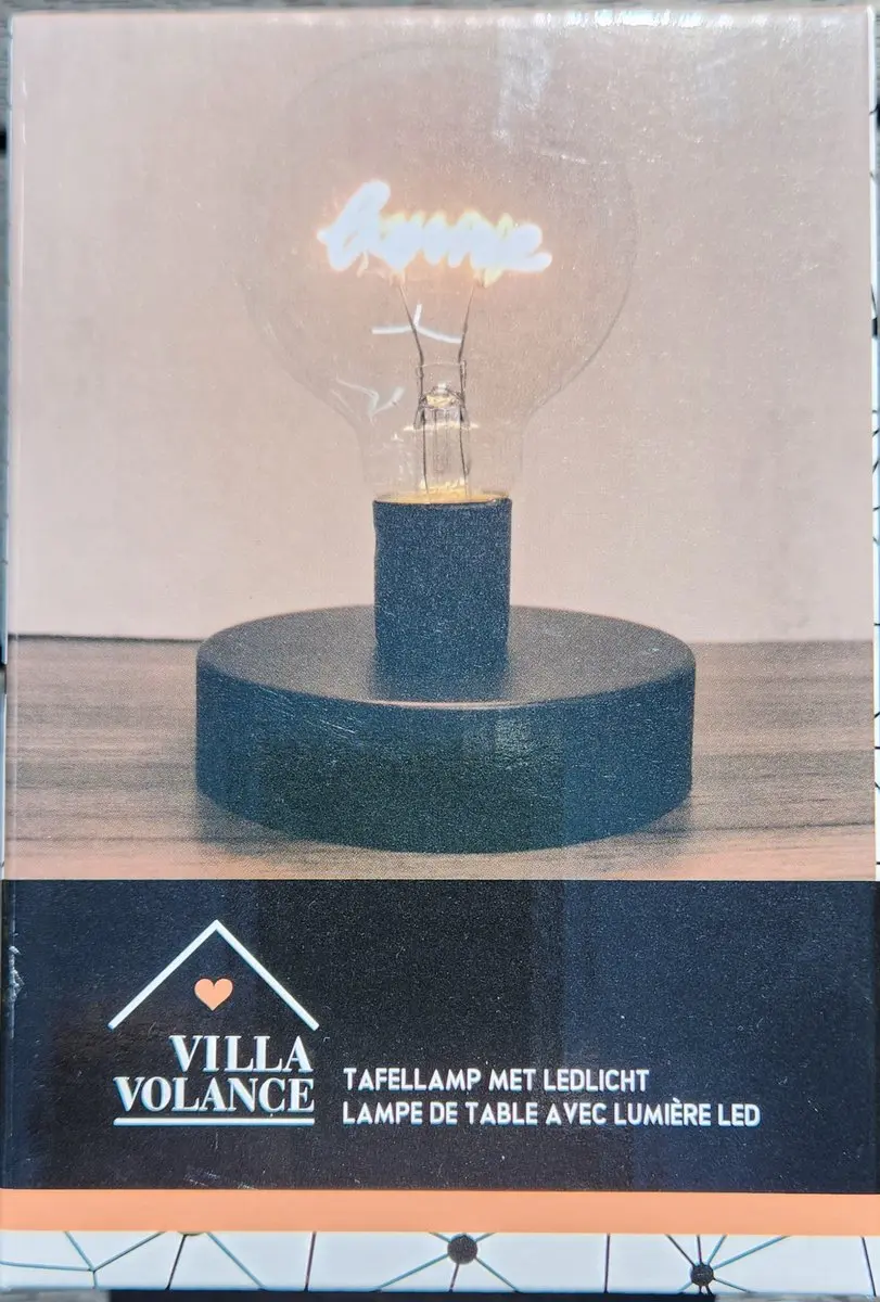 Villa Volance LOVE Tafellamp