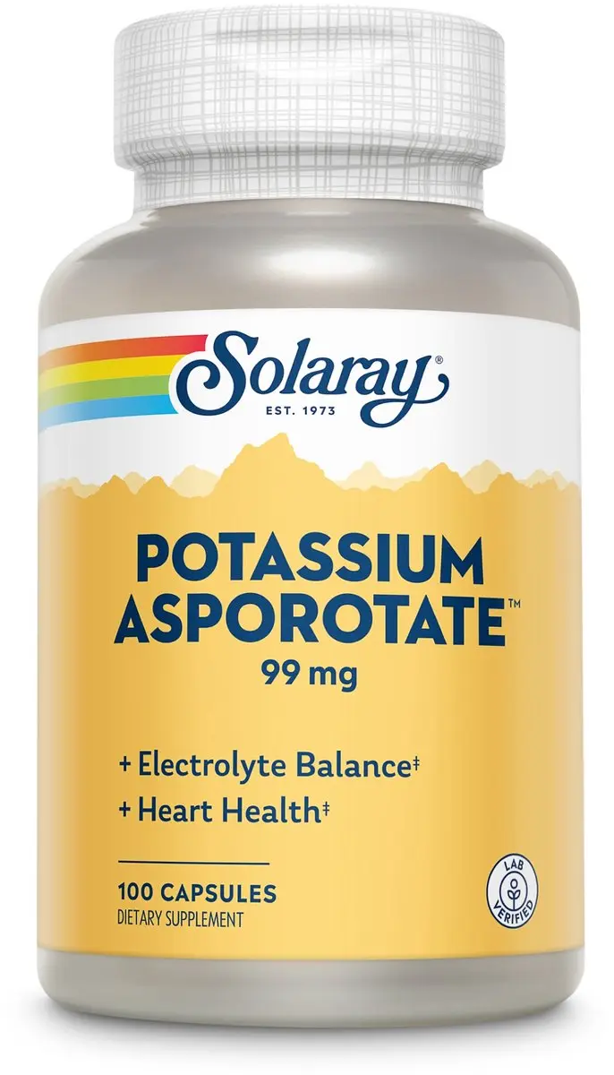 Solaray Kalium Asporotat 99 mg(Potassium)