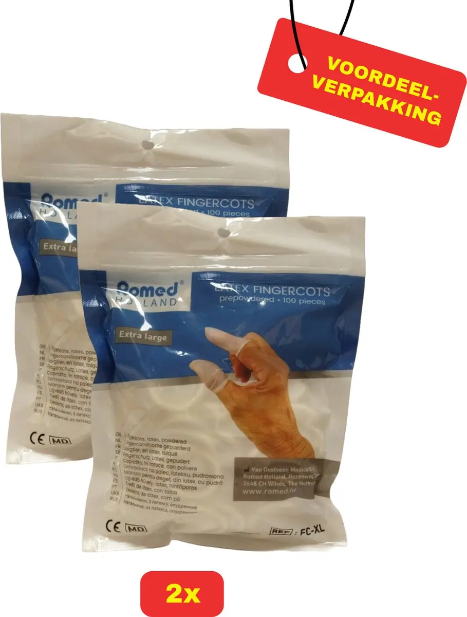 Romed Vingercondooms Latex XL