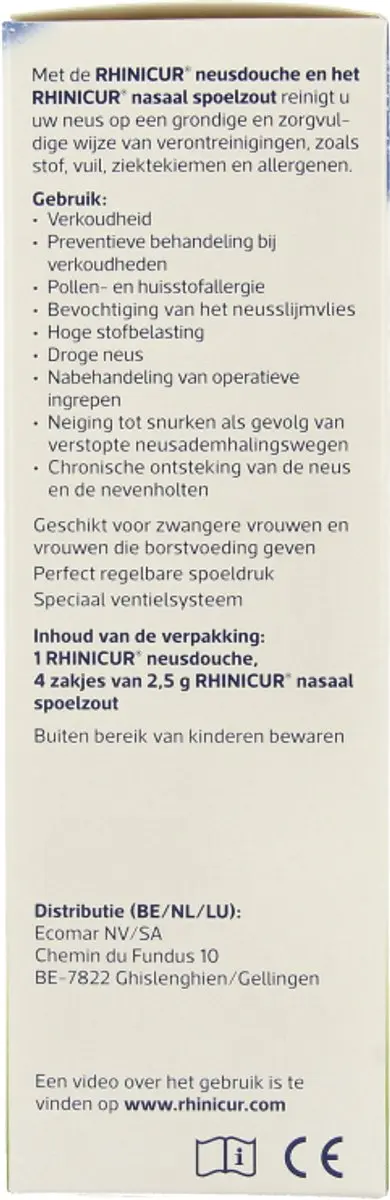 Rhinicur Neusdouche met 4 sachets 1 Set