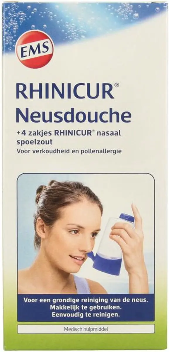 Rhinicur Neusdouche met 4 sachets 1 Set