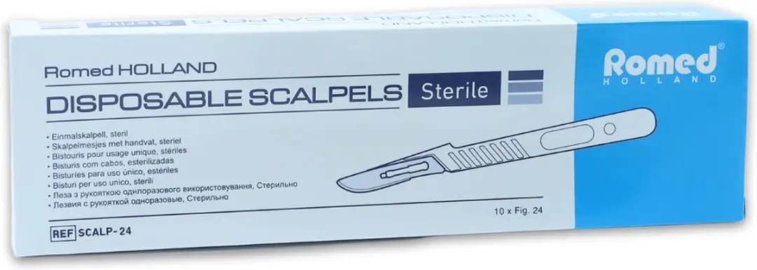 Romed Scalpelmesjes nr.24 - 250 Stuks