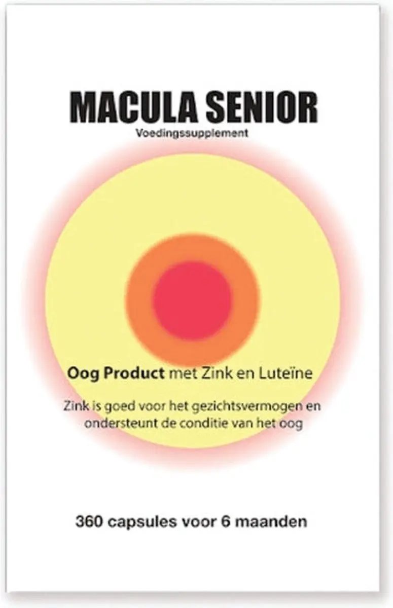 Sanmed Macula senior 360 Vegetarische capsules