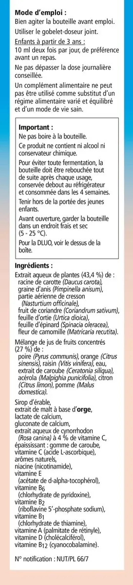 Salus Floradix-Kindervital Vloeibare Multivitamine 500ml