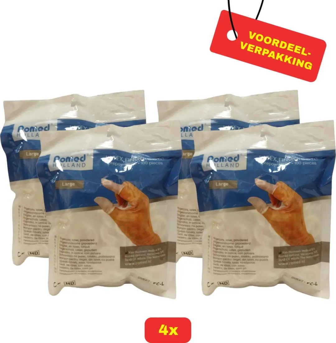 Romed Vingercondooms Latex Maat L