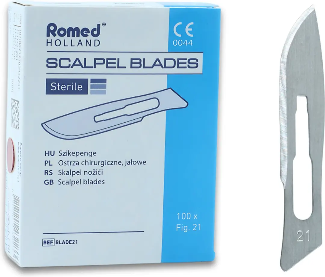 Romed scalpelmesjes nr. 21 steriel Romed