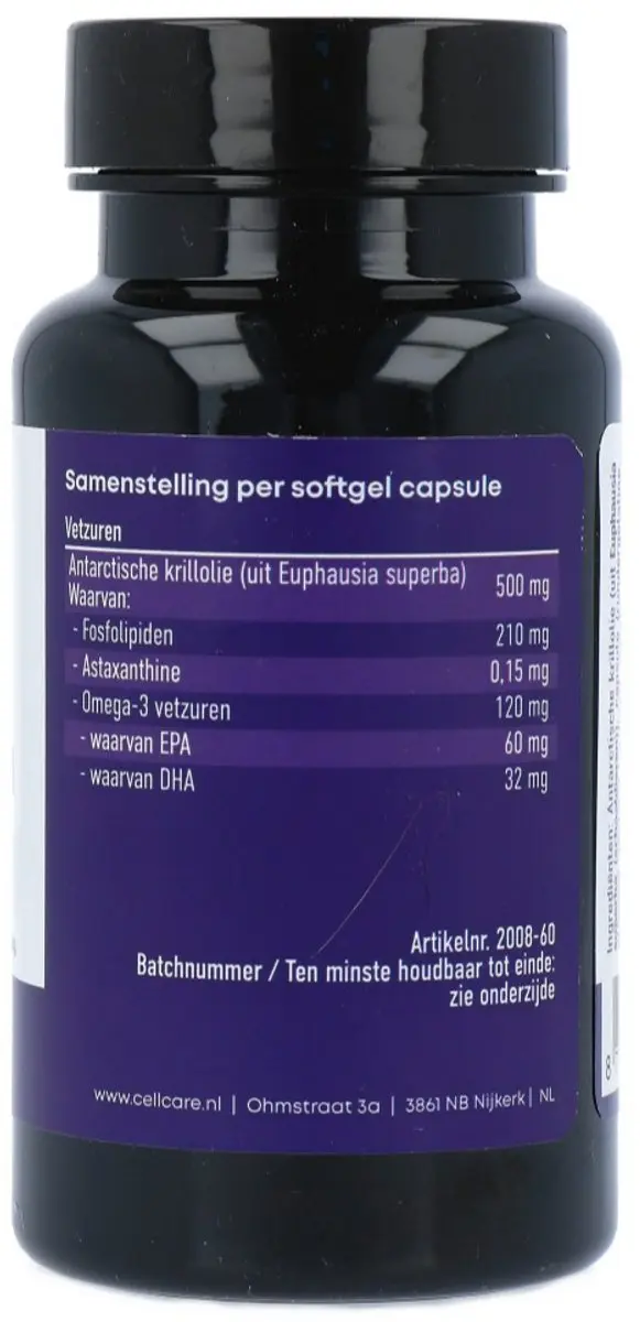 CellCare Omega-3 Krill - 60 capsules