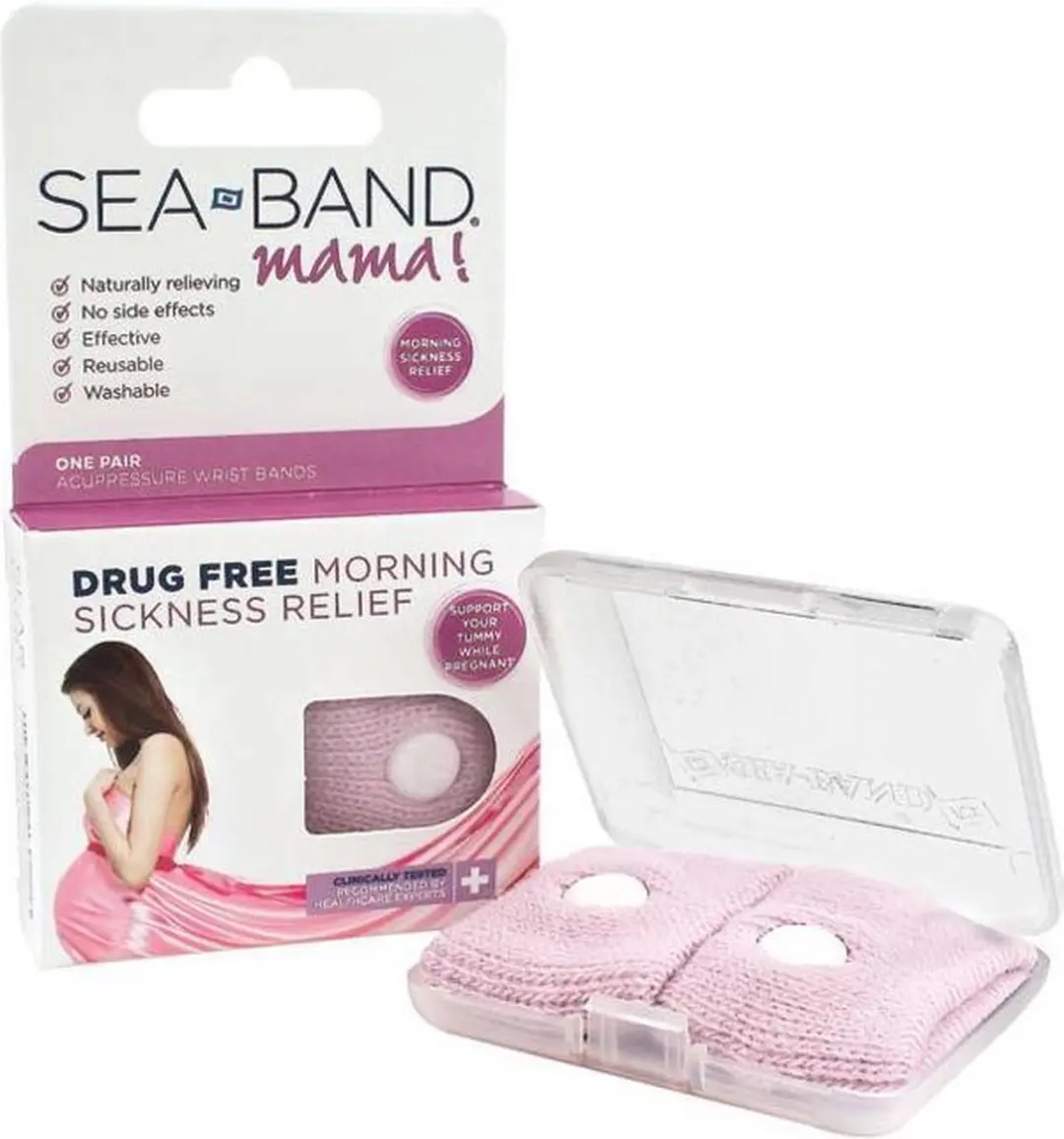 Sea Band Mama Acupressuur Polsband - 2 Stuks Multicolor
