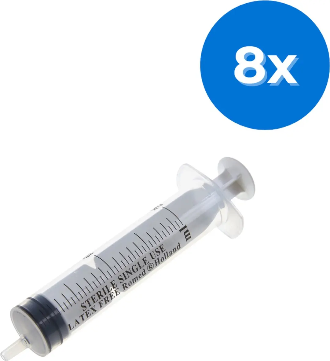 Romed 3-delige Injectiespuiten 20ml Luer Slip