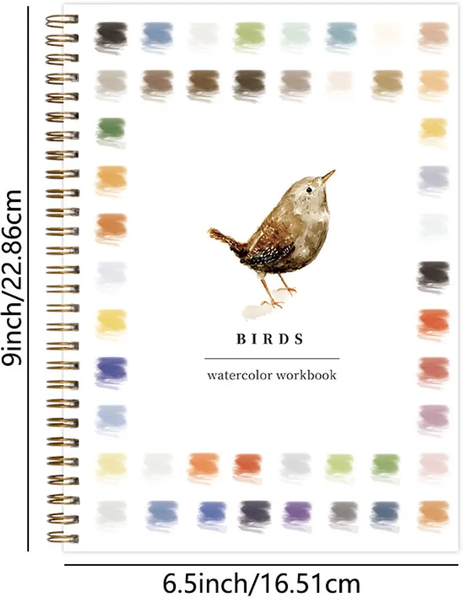 ECTEATOY Creatieve Kleurboek Aquarelset 12 Stuks - Bloemen