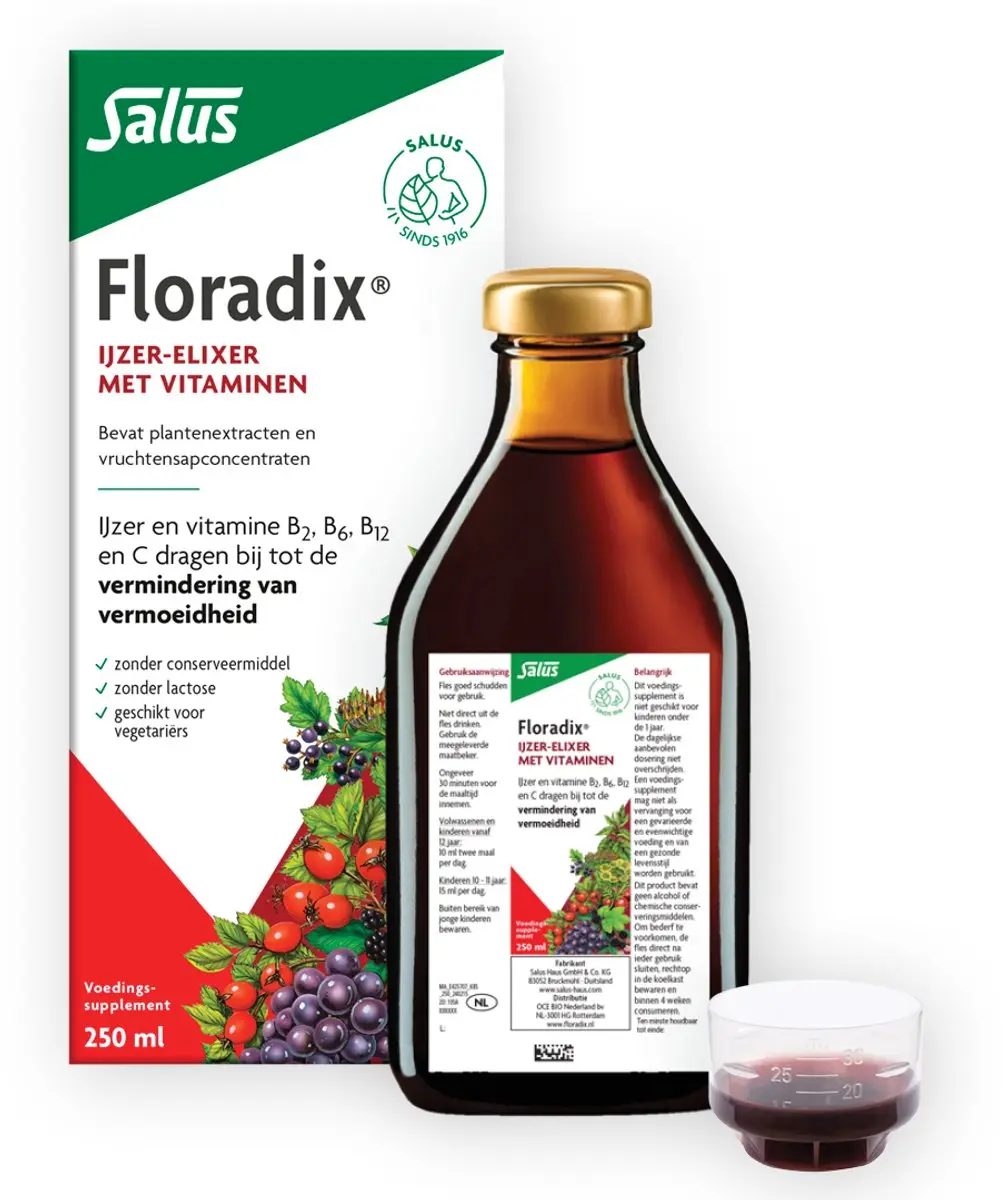 Salus Floradix IJzer-elixir 250ml