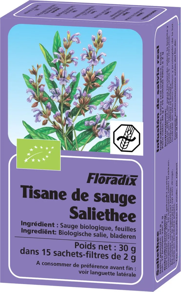 Salus Biologische Salie Thee 15 Zakjes