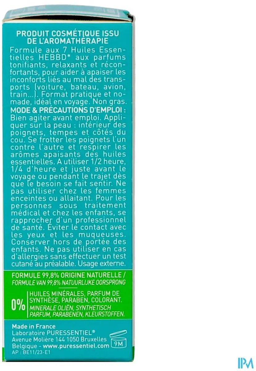Puressentiel Roller Reisziekte 5ml