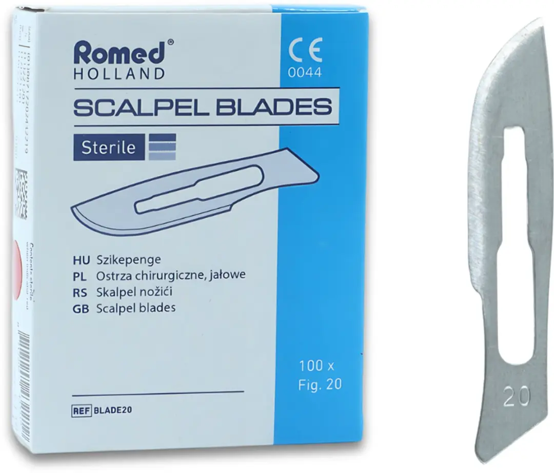 Romed Scalpelmesjes nr. 22 Steriel - 100 Stuks