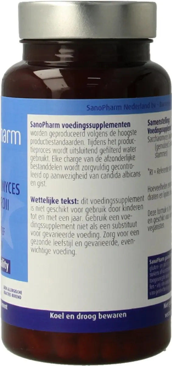 Sanopharm Saccharomyces Boulardii 60 Vegicaps
