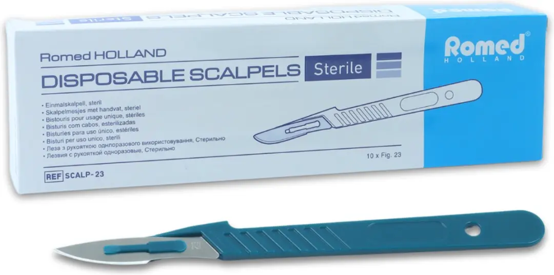 Romed Scalpelmesjes Scalp-23 nr.23 Steriel - 10 Stuks