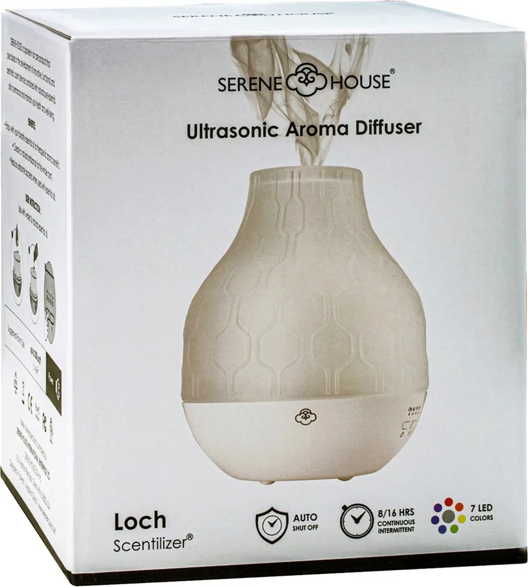 Serene House Loch Ultrasone Diffuser 150ml - Wit