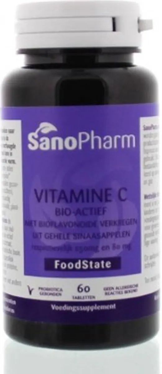 Sanopharm Vitamine C 250mg & Bioflavonoïden 60 Tabletten