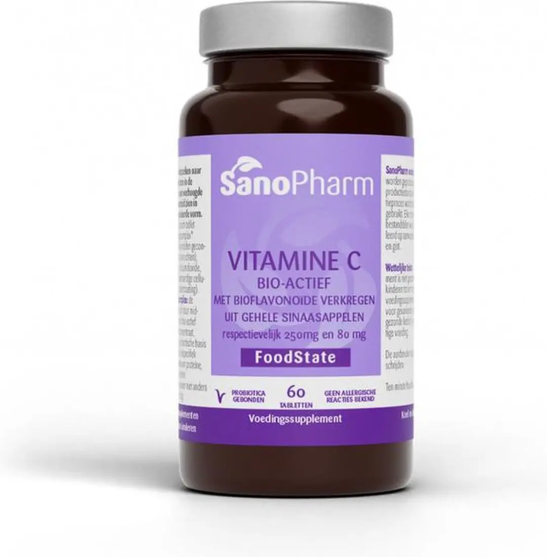 Sanopharm Vitamine C 250mg & Bioflavonoïden 60 Tabletten