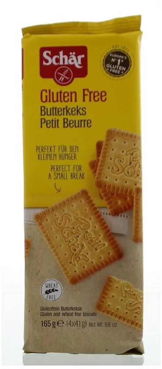 Schar Butterkeks Biscuit 165g - 21 Stuks