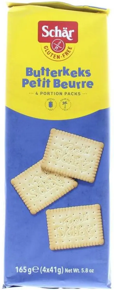 Schar Butterkeks Biscuit 165g - 21 Stuks