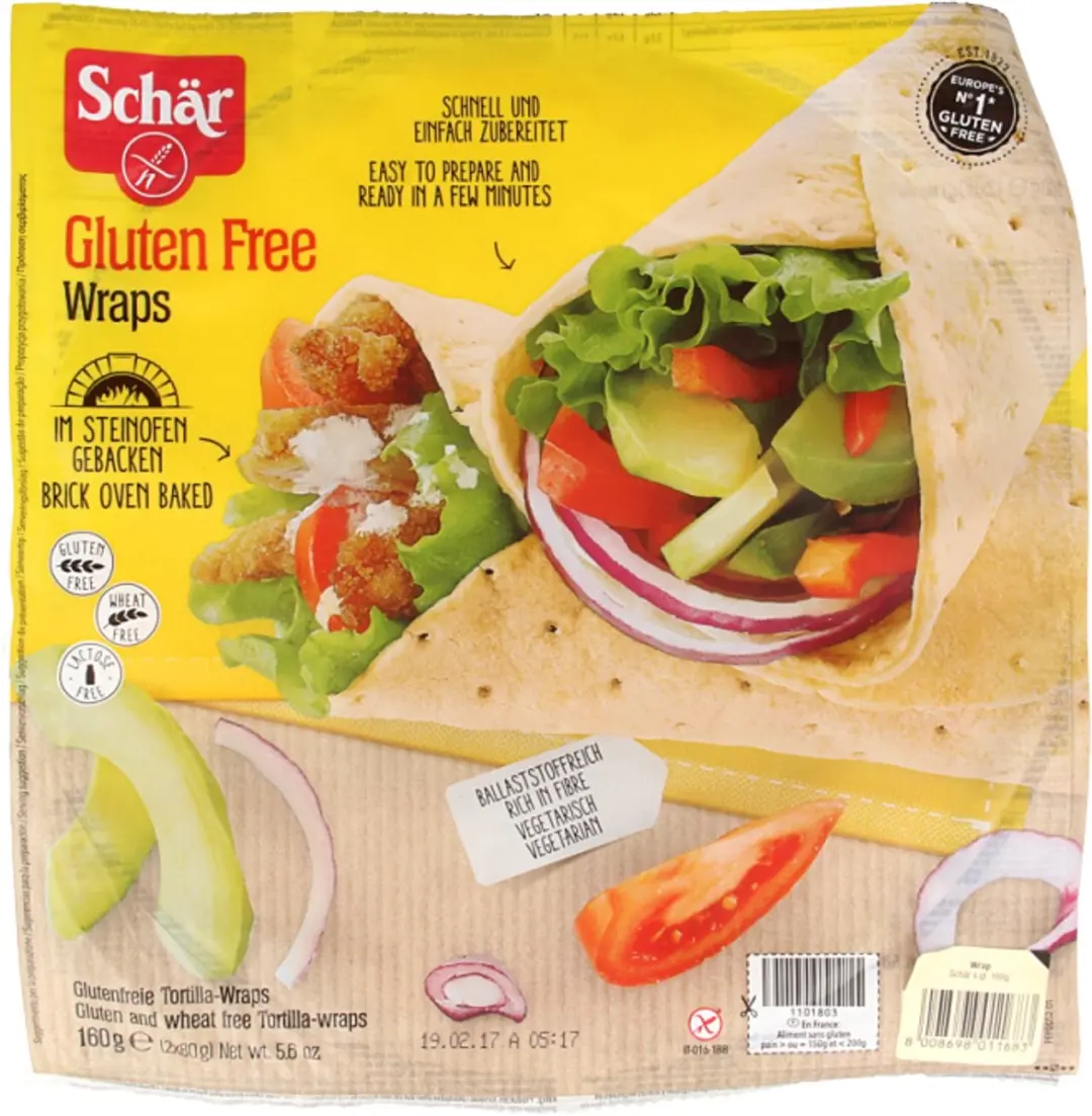 Schar Wraps Glutenvrij 160g