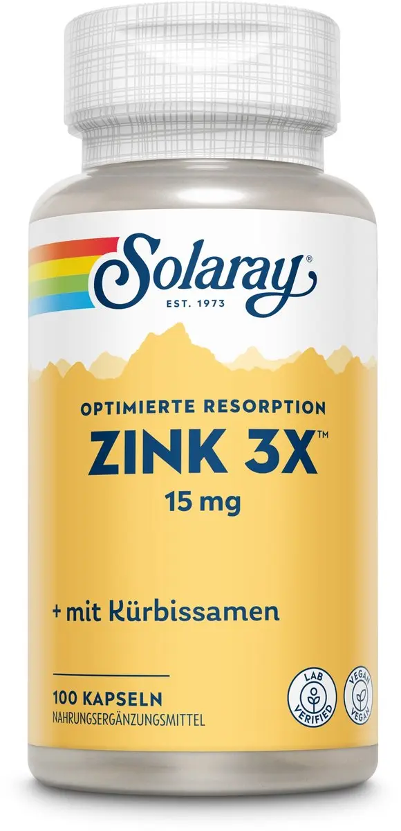 Solaray Zink 3X 15 mg