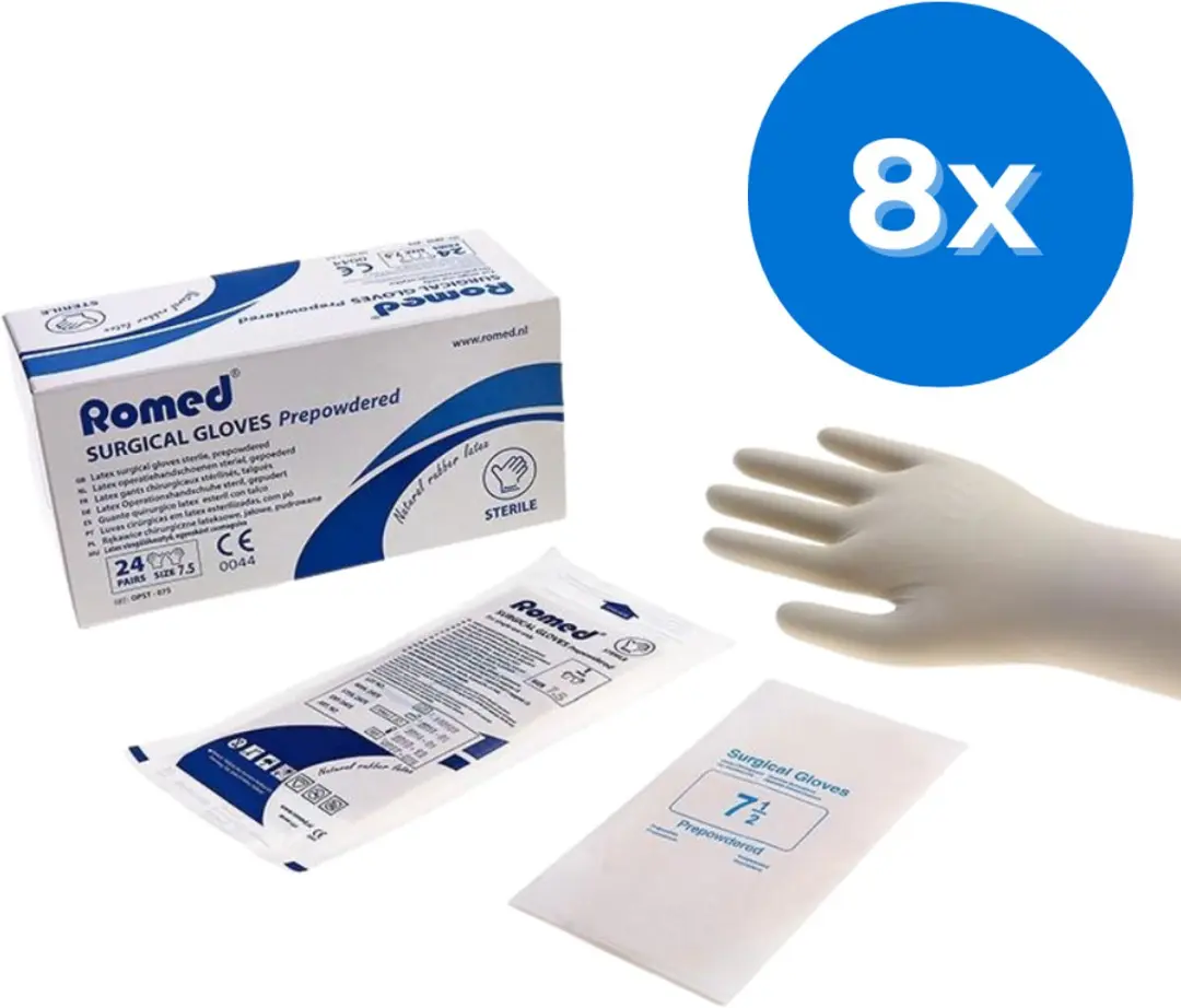 Romed Latex Operatiehandschoenen Steriel