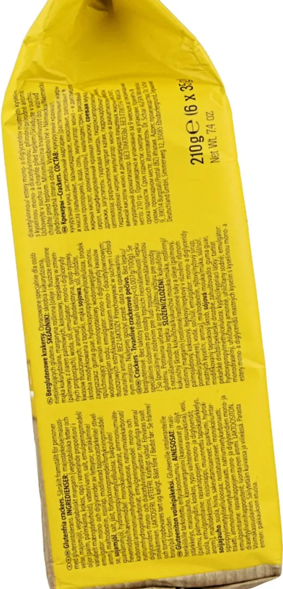 Schar crackers glv 210 gr