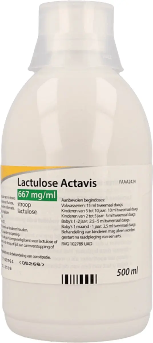 Sanias Lactulose Stroop 667mg/ml - 1 x 500 ml