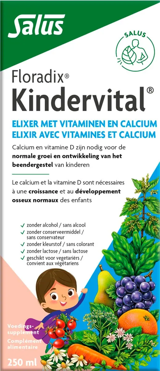 Salus Floradix-Kindervital Vloeibare Multivitamine 250ml