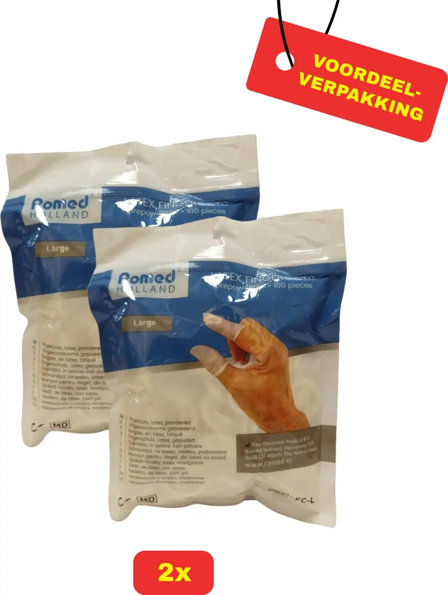 Romed Vingercondooms Latex L