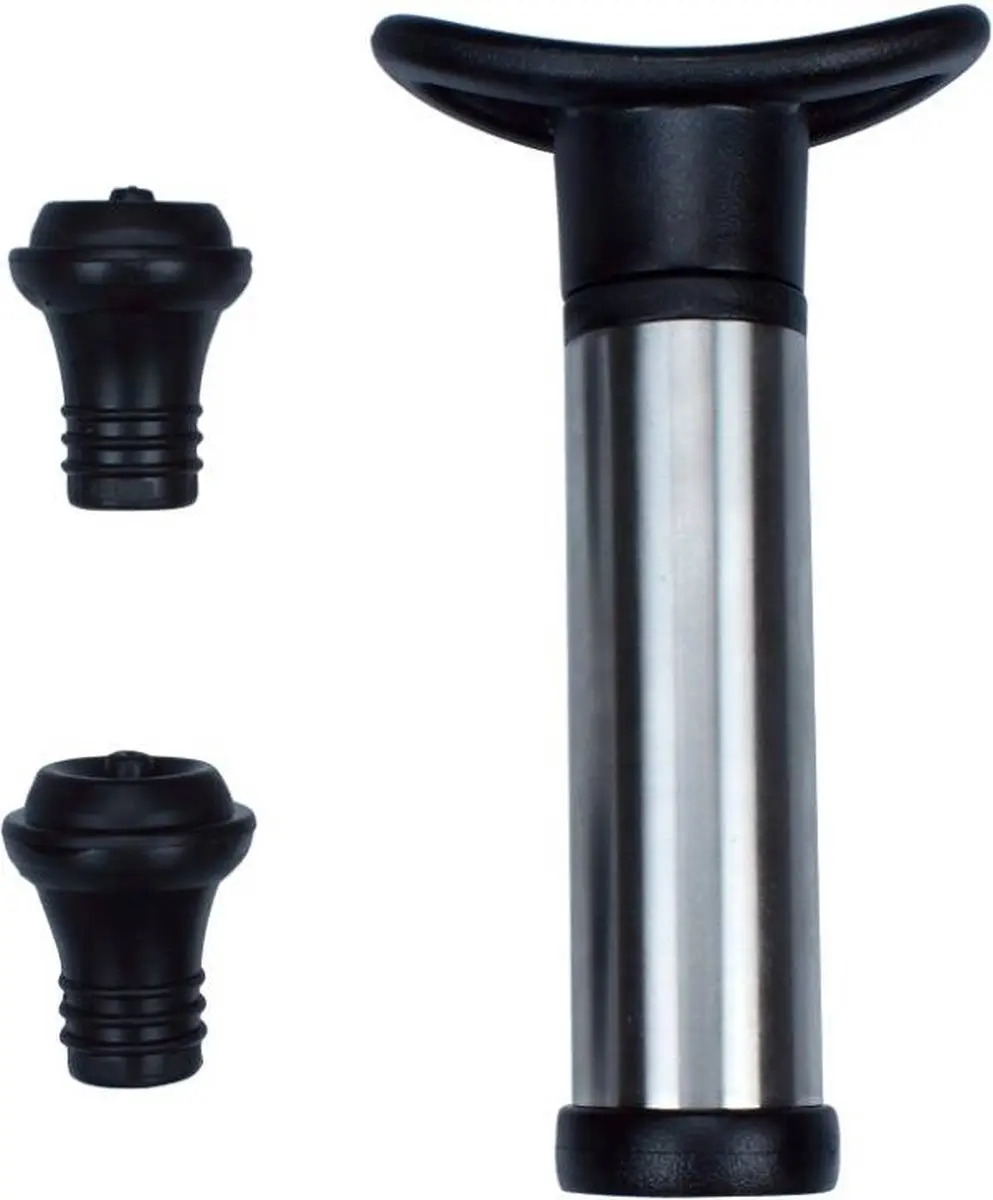 Sorbo Vacupomp Wijnsaver - RVS - 3 Stuks
