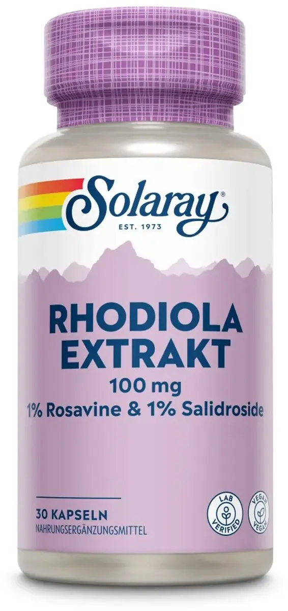 Solaray Rhodiola Extract 100 mg - 30 capsules