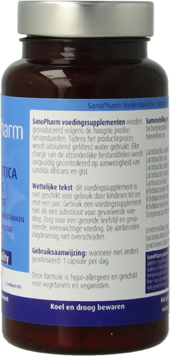 Sanopharm Sanbiotica Plus 30 Capsules