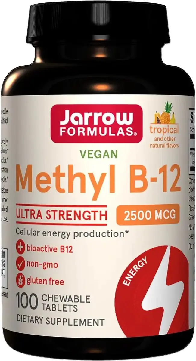Jarrow Formulas B12 Methylcobalamine 2500mcg Zuigtabletten