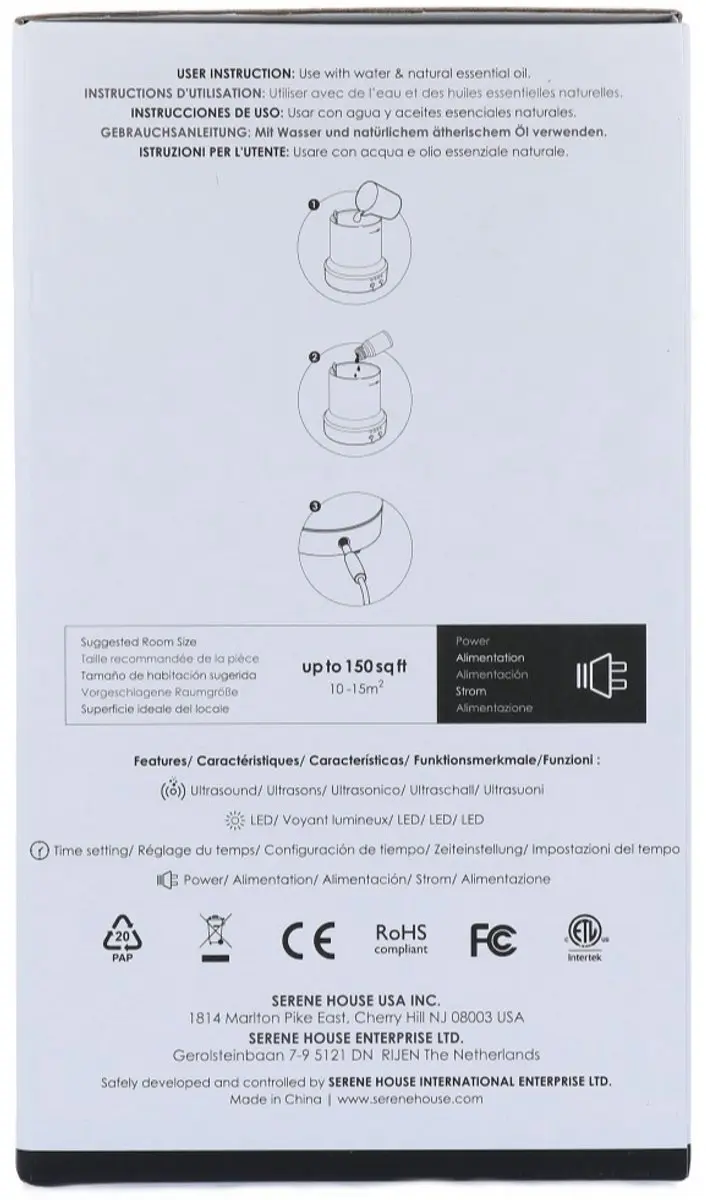 Serene House Aroma Diffuser Astro - Wit