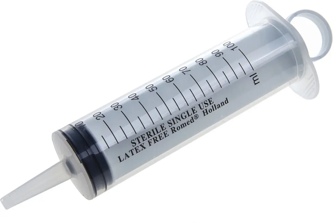 Romed 3-delige Injectiespuiten 100ml - 25 Stuks