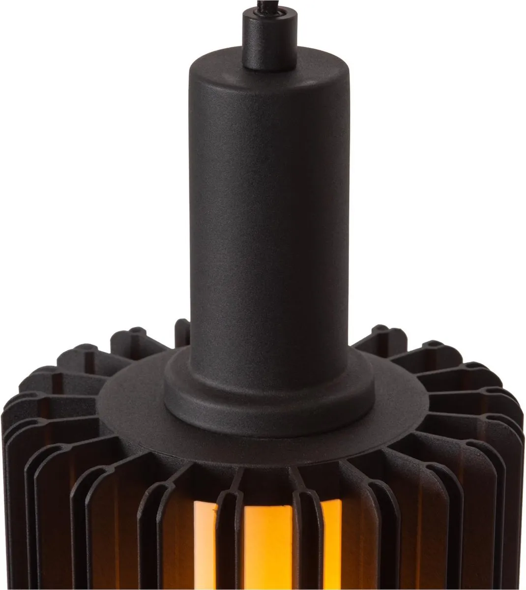 Lucide Lambres Hanglamp 3xE27 - Zwart