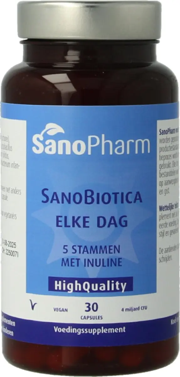 Sanopharm Sanobiotica Elke Dag 30 Capsules