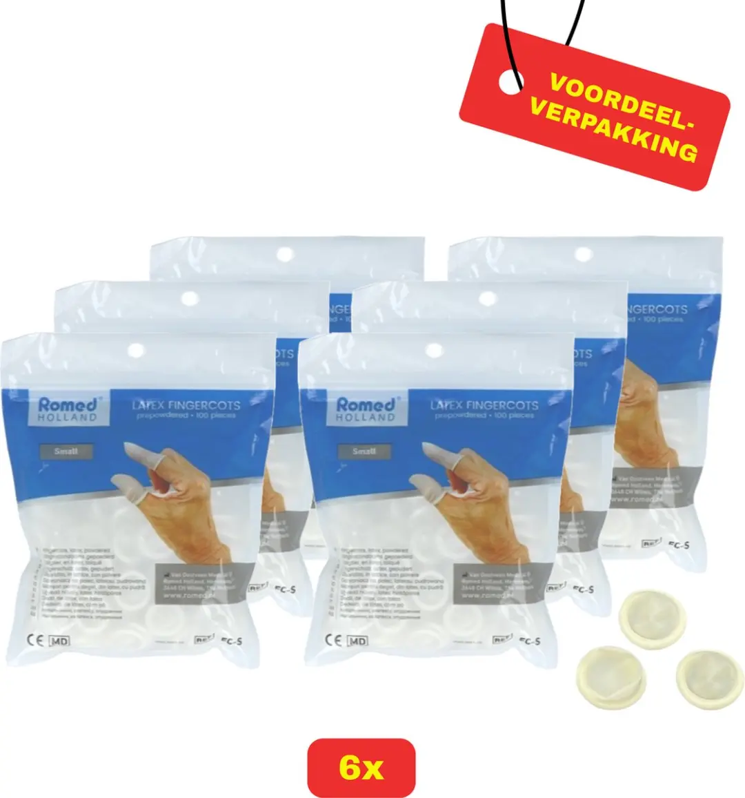 Romed Vingercondooms Latex S