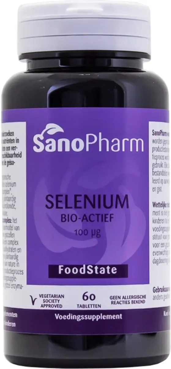 Sanopharm FoodState Selenium 200 Mcg - 30 Tabletten