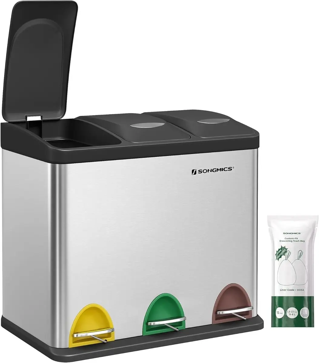 Songmics Keukenprullenbak 24L