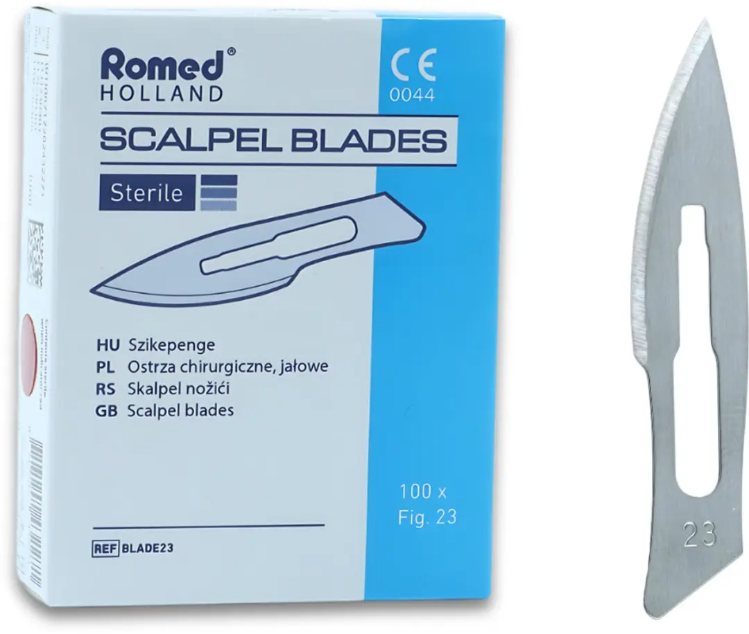 Romed scalpelmesjes nr. 23 steriel Romed