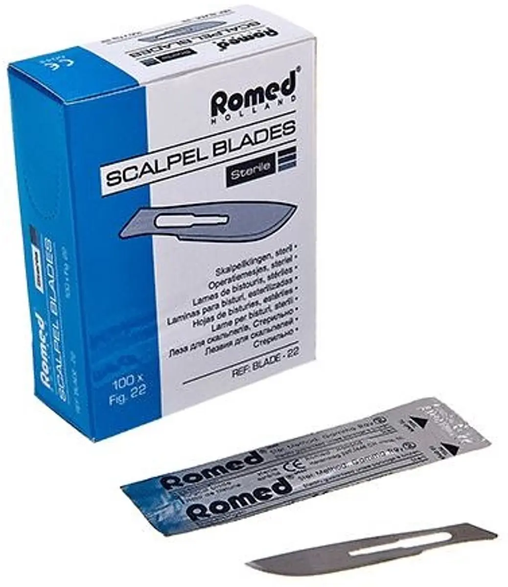 Romed Scalpelmesjes nr. 23 Steriel - 100 Stuks