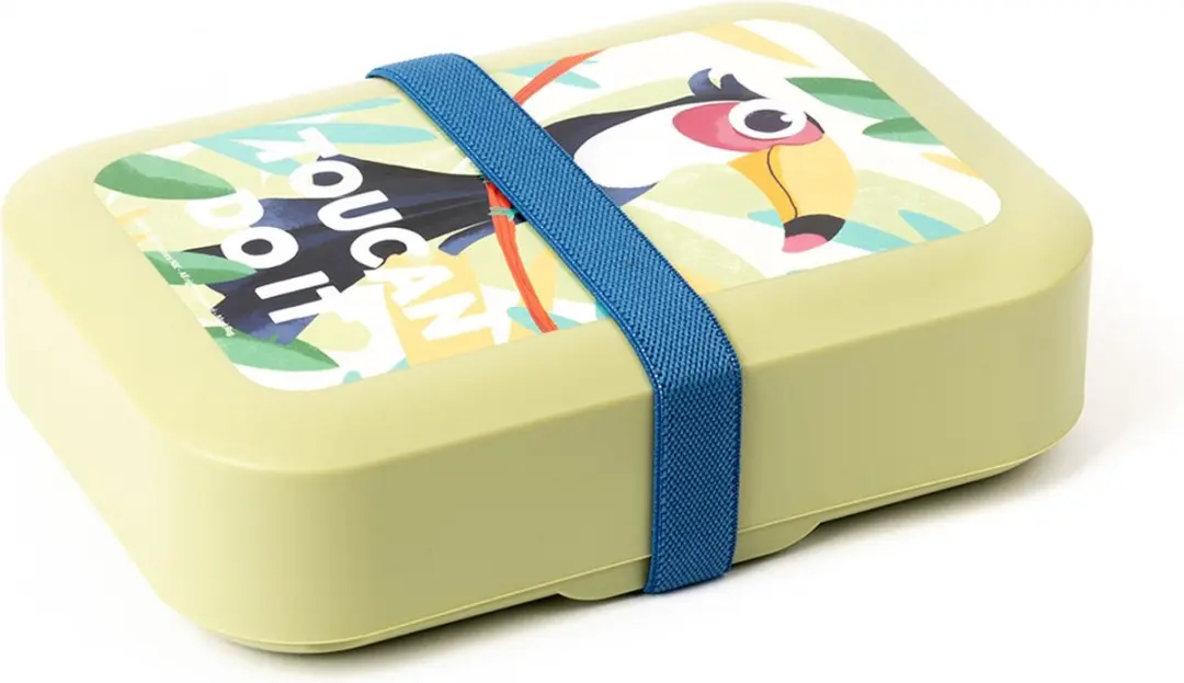 Amuse Plus Tropical Teens Lunchbox - Legergroen