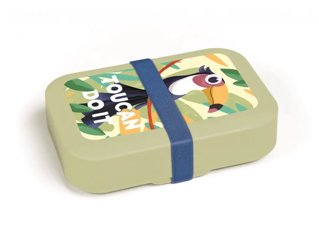 Amuse Plus Tropical Teens Lunchbox - Legergroen